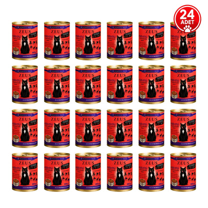 Kuzu Etli ZEUS Yetişkin Kedi Yaş Maması 400g