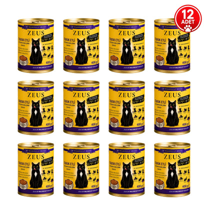 Tavuk Etli ZEUS Yetişkin Kedi Yaş Maması 400g